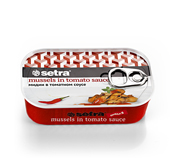 SETRA MUSSELS IN TOMATO SAUSE